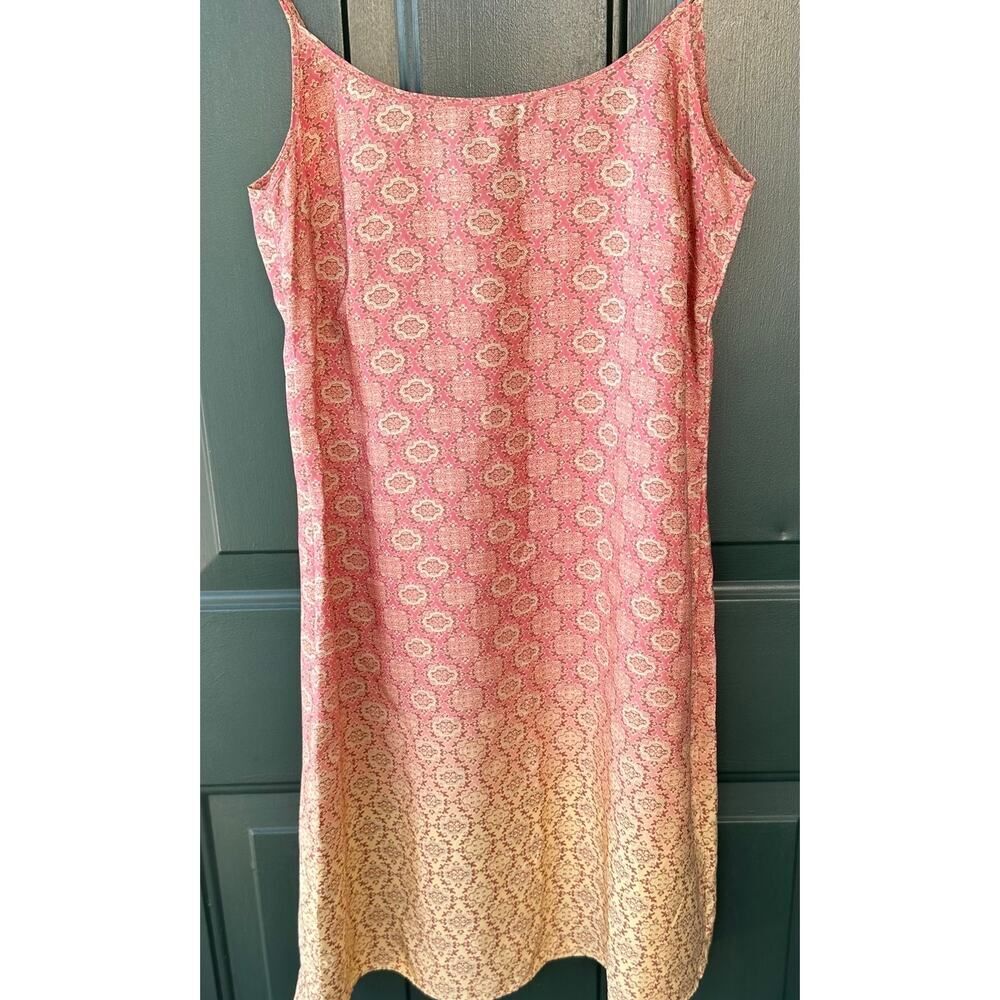 Jcrew Women's Pink and Yellow Dress